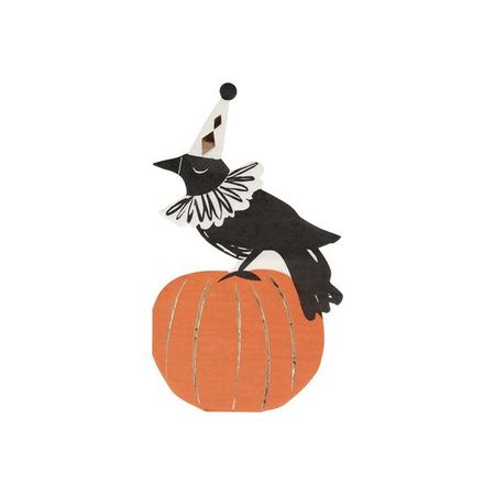 Vintage Halloween Crow Art