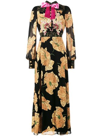 Gucci poppy print gown $5,980 - Buy Online SS18 - Quick Shipping, Price