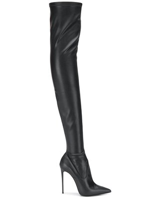 Le Silla Eva thigh-high leather boots - FARFETCH