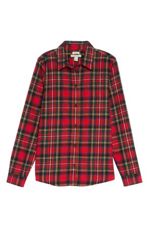 Scotch Plaid Women's Flannel Shirt | Nordstrom