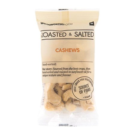 Roasted & Salted Cashew Nuts 30g | Woolworths.co.za
