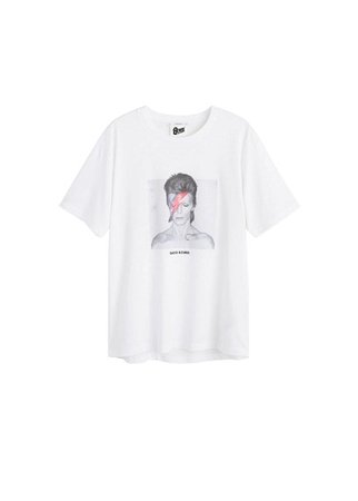 MANGO Bowie cotton t-shirt