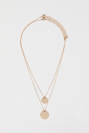2-pack Necklaces - Gold-colored - Ladies | H&M US