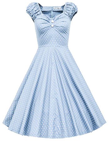 AmazonSmile: MUXXN Women's 1950s Style Vintage Swing Party Dress: Clothing