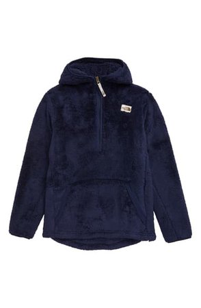 The North Face Campshire Faux Fur Hoodie (Big Boys) | Nordstrom