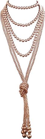 Cizoe 1920s Pearls Necklace