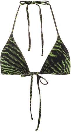 tiger print bikini top