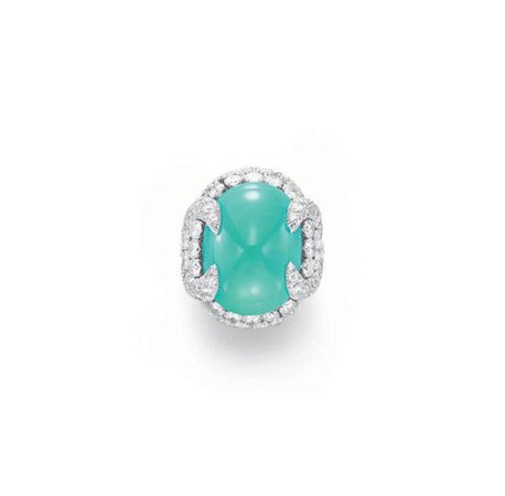 david webb diamond turquoise ring
