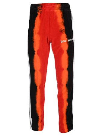 Palm Angels Palm Angels Tie Dye Chenille Track Pants - RED - 11191954 | italist