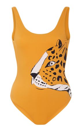 Onia Rachel Printed Swimsuit Size: S