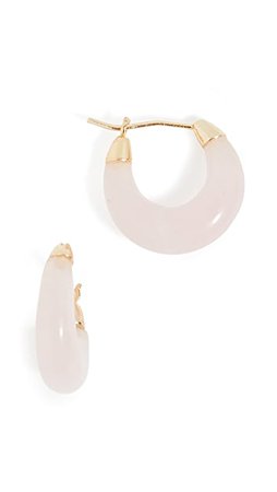 pink hoops w/ gold