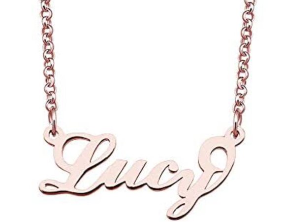 Lucy name necklace