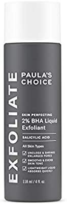 Amazon.com: Paulas Choice--SKIN PERFECTING 2% BHA Liquid Salicylic Acid Exfoliant--Facial Exfoliant for Blackheads, Enlarged Pores, Wrinkles & Fine Lines, 4 oz Bottle: Clothing