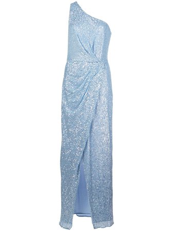Jay Godfrey One-Shoulder Sequin Gown Ss20 | Farfetch.com
