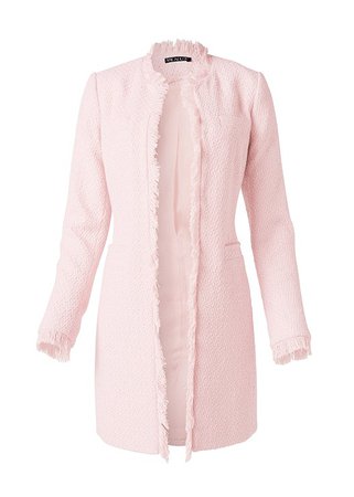 Tweed Jacket in Light Pink | VENUS