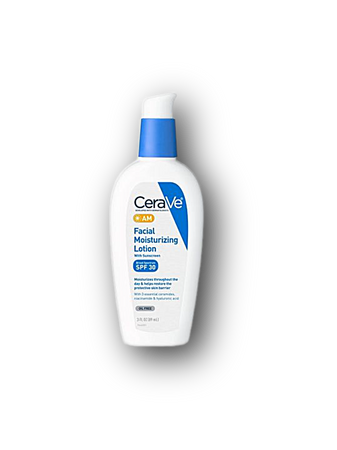 CeraVe Face Moisturizer with Sunscreen, AM Facial Moisturizing Lotion Normal to Dry Skin - SPF 30