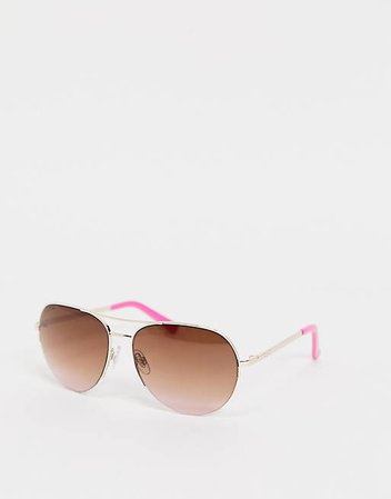 Lipsy aviator style sunglasses | ASOS
