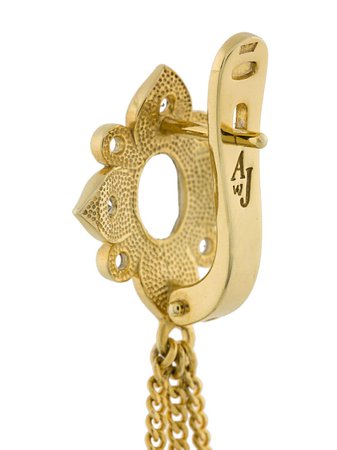 Axenoff Jewellery Crown & sovereign's Orb Drop Earrings - Farfetch