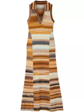 Simkhai Emiliana Panelled Knitted Dress - Farfetch