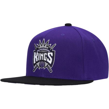 Sacramento Kings Mitchell & Ness x Lids Hardwood Classics DNA 2-Tone Snapback Hat - Purple