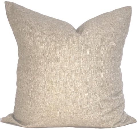 beige pillow