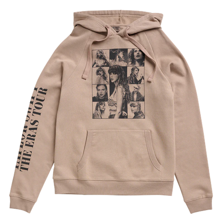 TAYLOR SWIFT THE ERAS TOUR TAUPE HOODIE