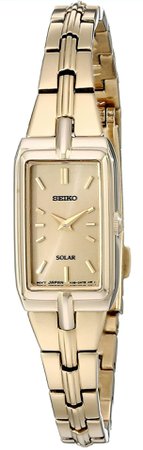 Seiko Women's SUP276 Analog Display Analog Quartz Gold Watch