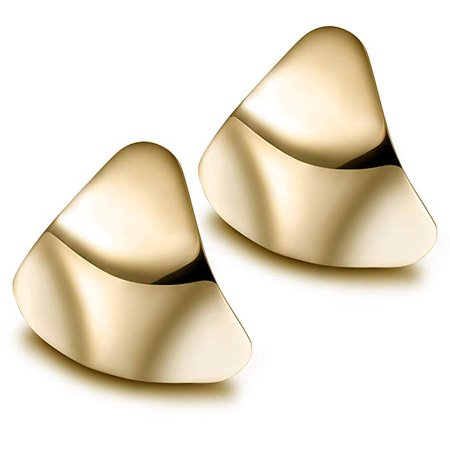 Amazon.com: Earrings for Women 14K Gold Rosegold White Plated Stainless Steel Fashion Earrings Drop Dangle Earrings Geometric Statement Earrings Jewelry Gift for Women Girls: Clothing