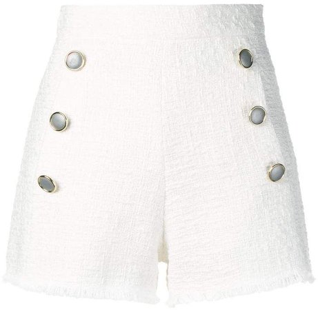 FORTE DEI MARMI COUTURE button tweed shorts