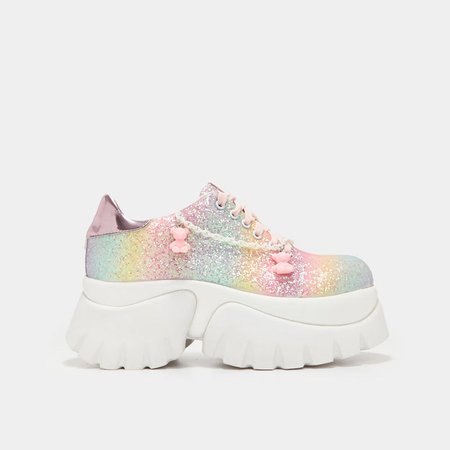 Popping Candy Glitter Trainers