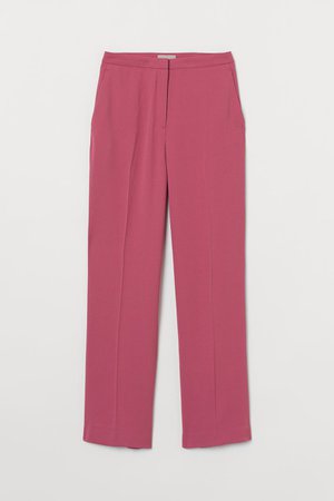 Tailored trousers - Dark pink - Ladies | H&M