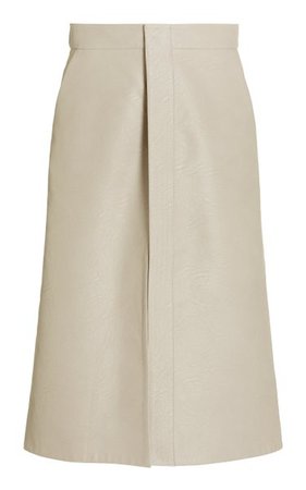 Lauren Vegan Leather Midi Skirt By Stella Mccartney | Moda Operandi