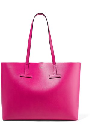 TOM FORD | T medium textured-leather tote | NET-A-PORTER.COM