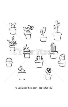 cactus doodle