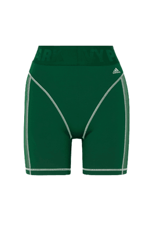 ADIDAS ORIGINALS + Ivy Park mesh-paneled stretch shorts