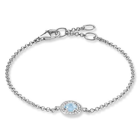 bracelet "Light of Luna light-blue" – A1334 – THOMAS SABO - Great Britain