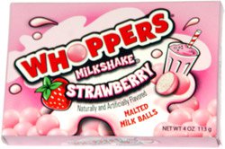 Whoppers Milkshake Strawberry Malted Milk Balls