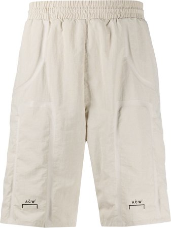 Neutral A-Cold-Wall* Bracket Taped Shorts For Men | Farfetch.com