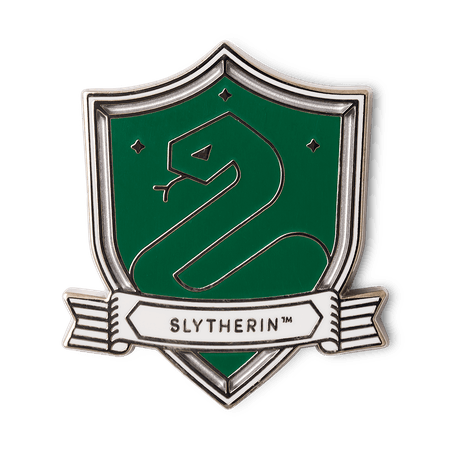 Slytherin&trade; House Crest Enamel Pin – Wizarding World Shop