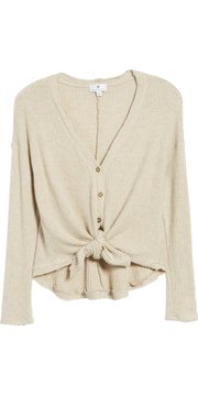 Socialite Thermal Button Front Shirt | Nordstrom
