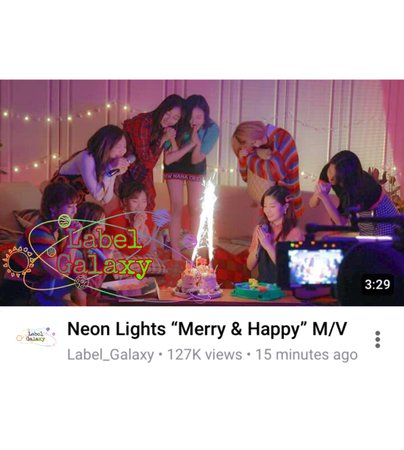 Neon Lights “𝐌𝐞𝐫𝐫𝐲 & 𝐇𝐚𝐩𝐩𝐲” M/V