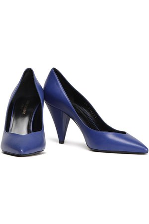 Royal blue Leather pumps | Sale up to 70% off | THE OUTNET | SAINT LAURENT | THE OUTNET
