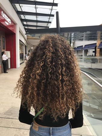 curly hair from behind - Google Search