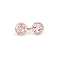 Opal Halo Diamond Earrings | Brilliant Earth
