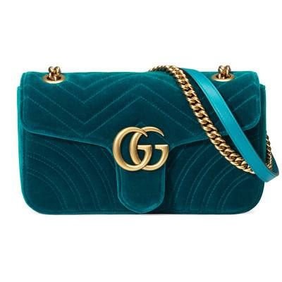 GG Marmont velvet shoulder bag | Gucci Women's Shoulder Bags