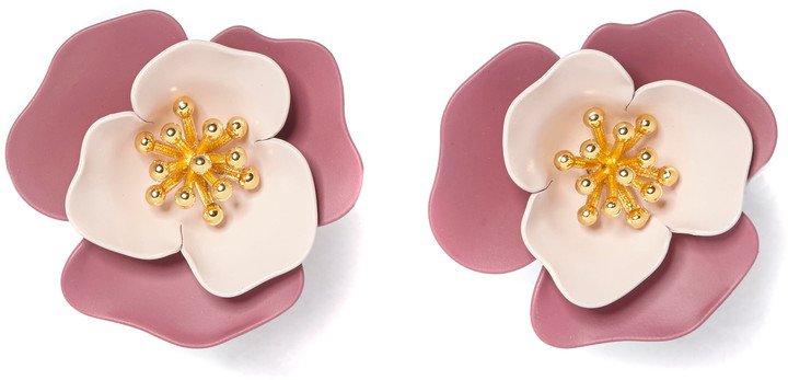 Flower Clip-On Earrings