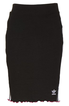 adidas Originals Rib Knit Skirt black
