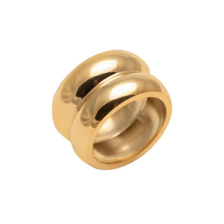Double gold ring