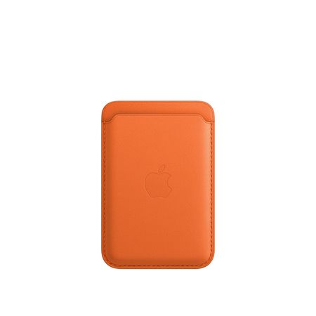 iPhone Leather Wallet with MagSafe - Orange - Apple (SG)
