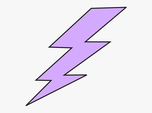 purple lightning bolt - Google Search
